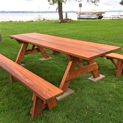 Heritage Picnic Table Options 10 L 34 12 W Side Benches Unattached Benches 1 Full