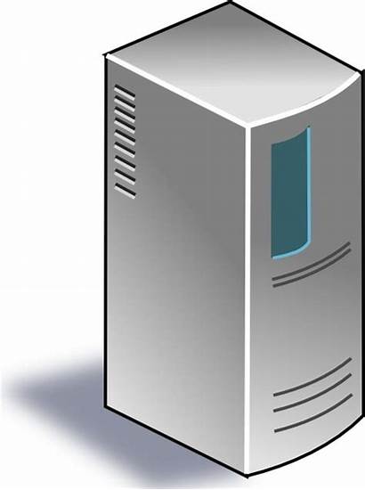 Server Clip Network Clipart Mainframe Drawing Vector