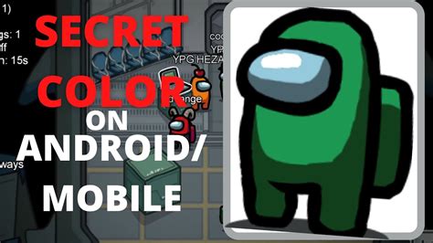 How To Get Secret Fortegreen Color In Among Us Androidmobile Youtube