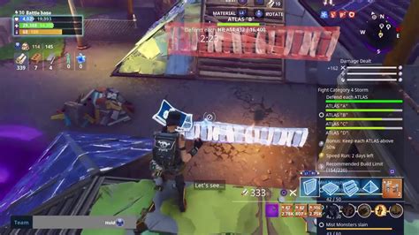 Fortnite Save The World Solo Defending 4 Atlas In Canny Valley Lv58