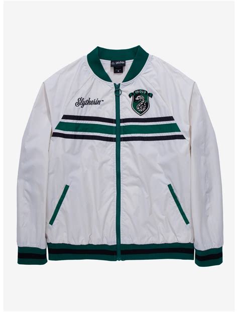 Harry Potter Slytherin Crest Windbreaker Boxlunch Exclusive Boxlunch