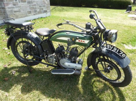 1924 Bsa V Twin Deluxe Motorcycle Model E1