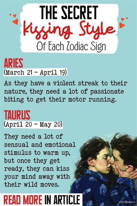 Zodiac Kissing Signs With The Best Kissing Style Ranked Artofit