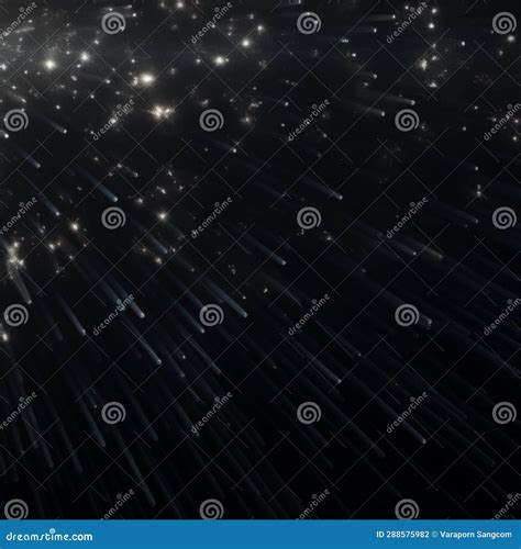 Shimmering Solitude Black and White Isolated Glitter Radiating on