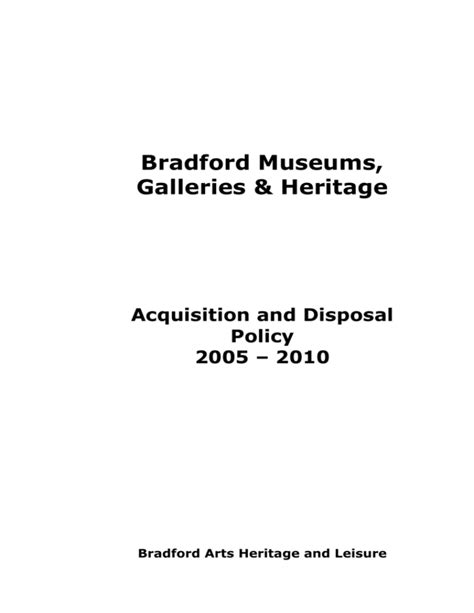 Bradford Museums Galleries And Heritage Collections