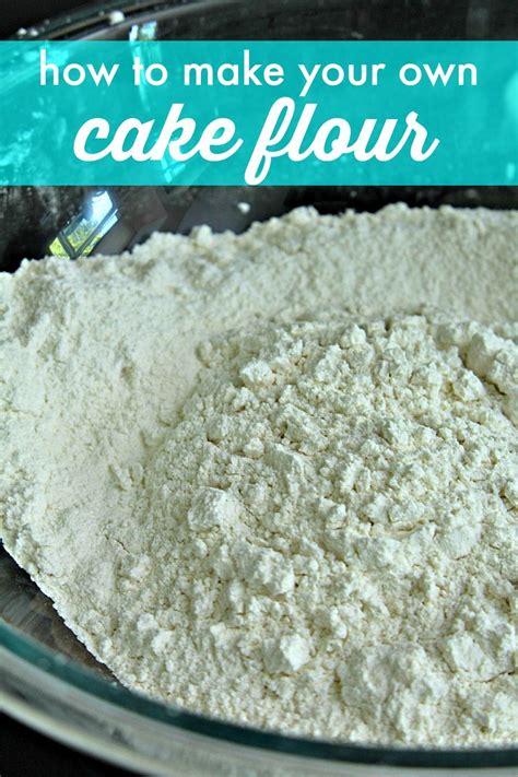 How To Make Your Own Cake Flour Recipe In 2020 Homemade Baking Mix