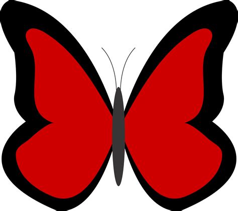 Red Butterfly Cliparts Free Download Clip Art Free Clip Art On