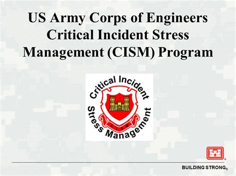 Us Army Corps Of Engineers Building Strong ® Usace Critical Incident