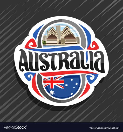 Logo For Australia Royalty Free Vector Image Vectorstock