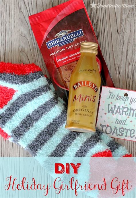 Looking for a unique gift to surprise your girlfriend? DIY Holiday Girlfriend Gift - Foodtastic Mom