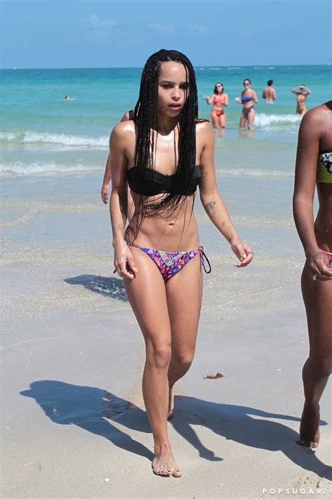Zoe Kravitz On The Beach In Miami Pictures Popsugar Celebrity Photo 6