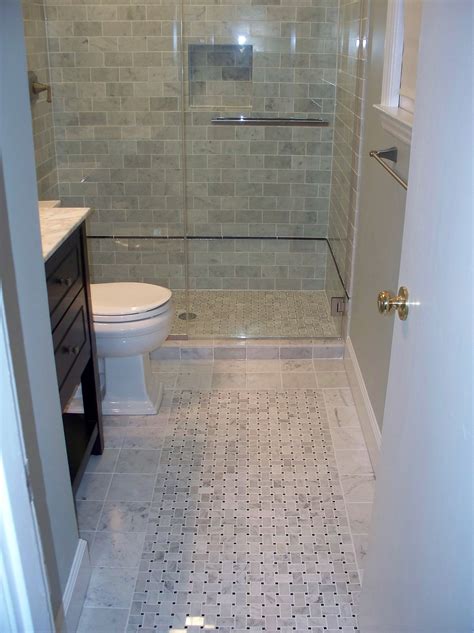 Small But Lovely Master Bath Remodel With All Marble Tiles Custom Tiled Shower With Marble