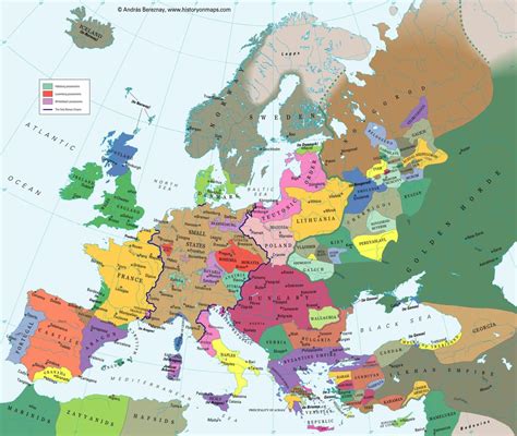 Europe In 1328 European Map Amazing Maps Europe Map