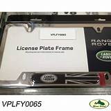 Range Rover Evoque License Plate Frame