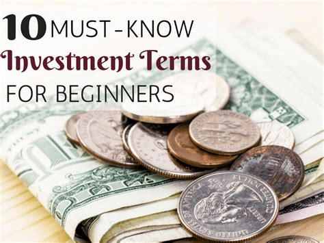 Beginners have more investing options than ever: 10 Investment Terms for Beginners + 4 Must-Read Investing ...