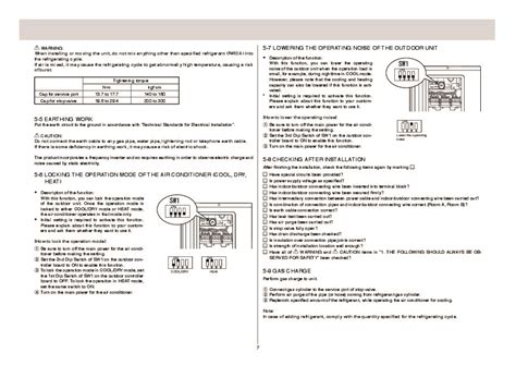 Air conditioner and disconnect the power plug or turn the breaker off. Mitsubishi MXZ 2A52VA Air Conditioner Installation Manual