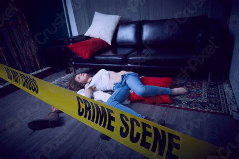 Crime Scene Woman Dead Stock Photo 82352 Crushpixel