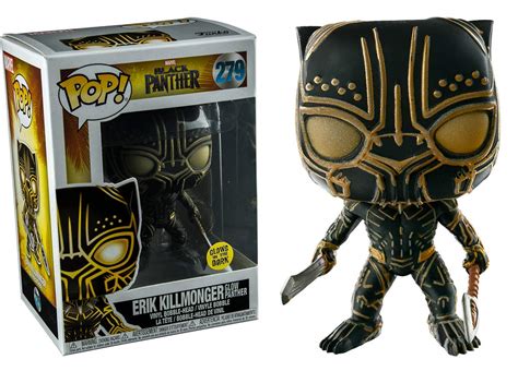 Funko Pop Marvel Black Panther Erik Killmonger Glow In The Dark