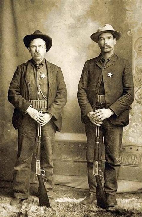 Far West ¥ C1890 Two Sheriff Old West Outlaws Old West Photos