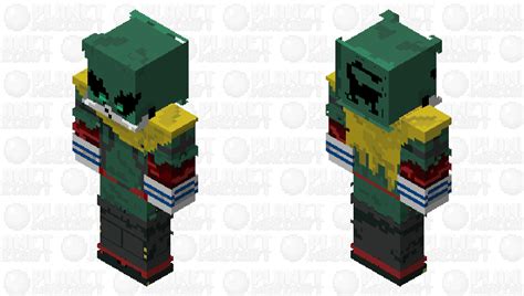Vigilante Deku With Mask Minecraft Skin