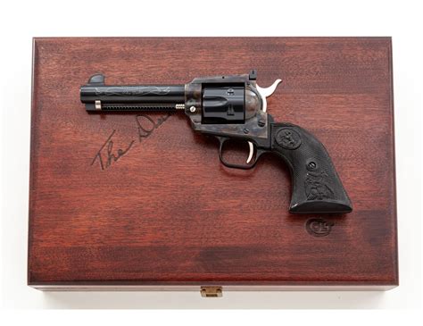 Cased Colt John Wayne Commem. ''The Duke'' Revolver