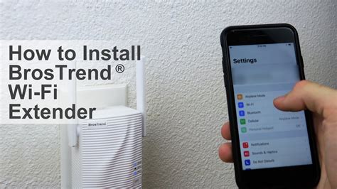 Brostrend Ac Wifi Range Extender Setup Guide Easily Extend Your