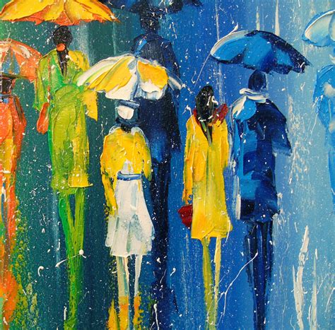 Bright Rain Painting By Olha Darchuk Jose Art Gallery