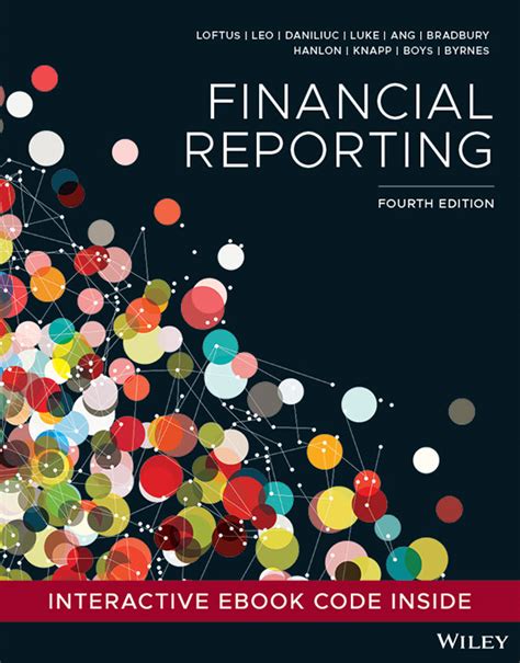 Financial Reporting 4th Edition 9780730396413 Wiley Direct