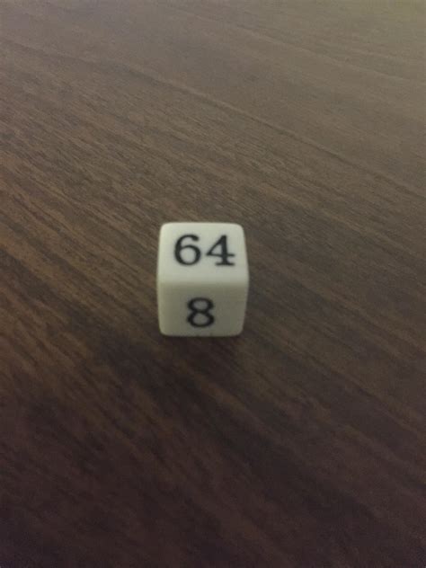 This Die That Uses Factors Of 64 Instead Of The Normal 1 6 R
