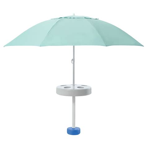 The In Pool Umbrella Hammacher Schlemmer