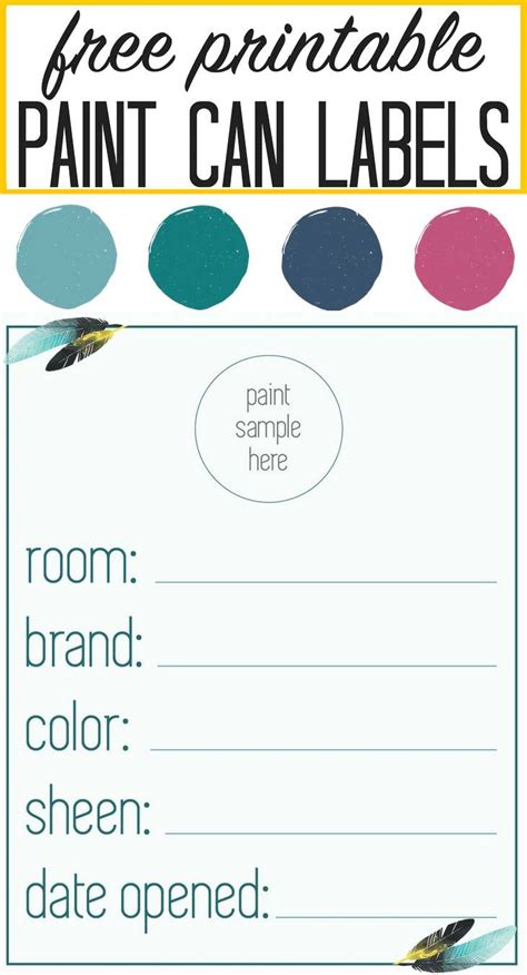 32 Paint Can Label Template Labels For Your Ideas