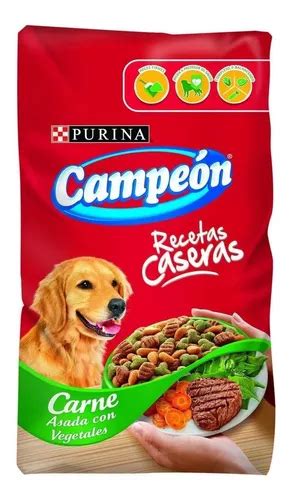 Alimento Campeón Recetas Caseras Para Perro Adulto Todos Los Tamaños Sabor Carne Y Vegetales En