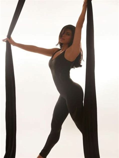 Jacqueline Fernandez Shares Sultry Pictures As She Practices Aerial Yoga