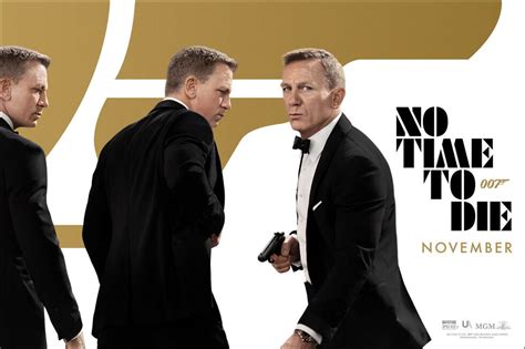 Avis James Bond No Time To Die - 'No Time To Die' Quad Poster | James Bond Australia