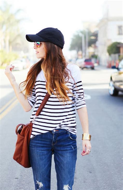 5 Cute Outfits With Baseball Hats How To Simplify