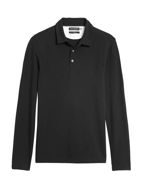 Free us & canada shipping on orders over $90. Banana Republic Don't-sweat-it Polo Shirt in Black for Men ...