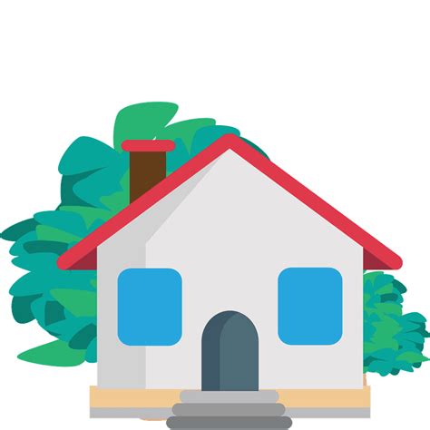 Emoji names, keywords and other details listed as a. House with garden emoji clipart. Free download transparent ...