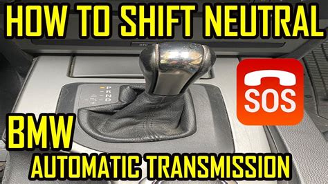 How To Unlock And Release Bmw Automatic Gearbox With Engine Off Or No