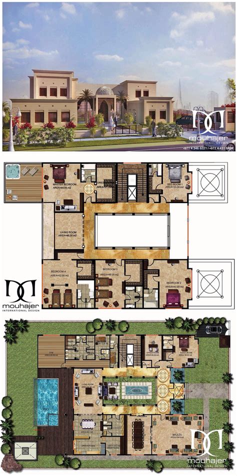 Private Villa Dubai Mahermouhajer House Plans Mansion Dubai Houses