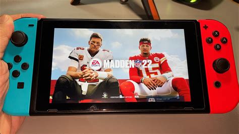 Ea Sport Madden Nfl 22 On Switch Gameplay Youtube