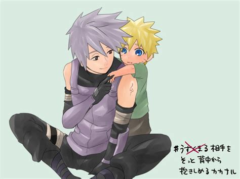 Cute Kakashi and Naruto by Natz002 on DeviantArt