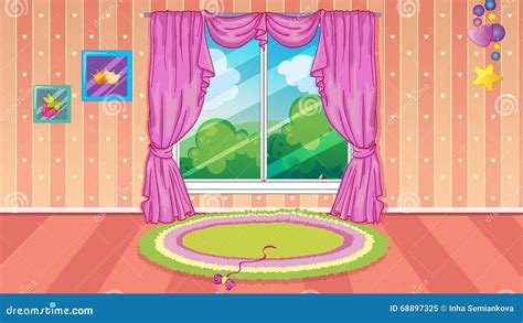 Child Room Game Background Stock Vector Illustration Of Decoration