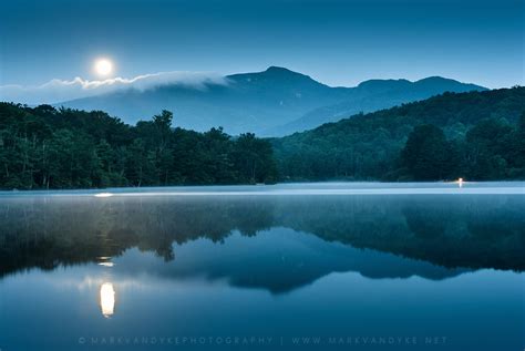 Full Moon Mountain Reflections Perigee Moon Over Price Lak Flickr