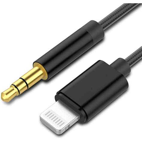Lightning To 35mm Male Aux Cable 33ft1m Apple Mfi Certified
