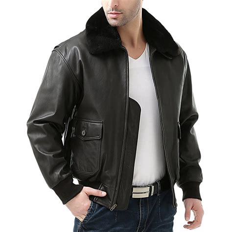 Black Winter Shearling Jacket For Men Next Leather Jackets