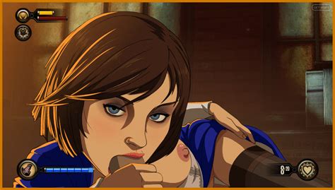 Rule 34 Animated Bioshock Bioshock Infinite Blue Eyes Breasts Brown Hair Elizabeth Comstock