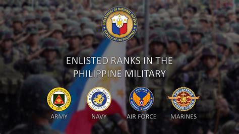 Enlisted Ranks In The Philippine Military Youtube