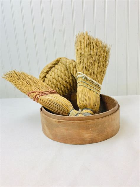 Antique Broom Hearth Broom Vintage Straw Broom Farmhouse Etsy