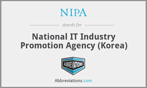 Nipa National It Industry Promotion Agency Korea