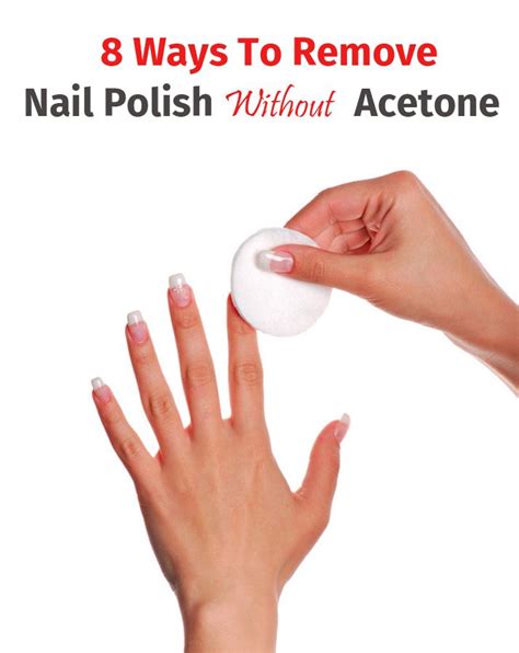 8 Ways To Remove Nail Polish Without Acetone Diy Nail Polish Remover